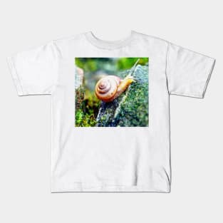 Garden Snail Kids T-Shirt